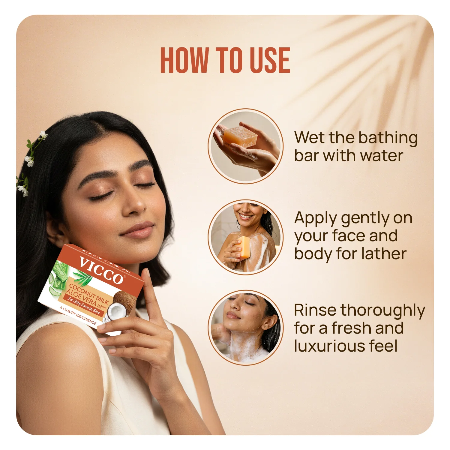 Coconut Milk Aloevera Bathing Bar - Image 5