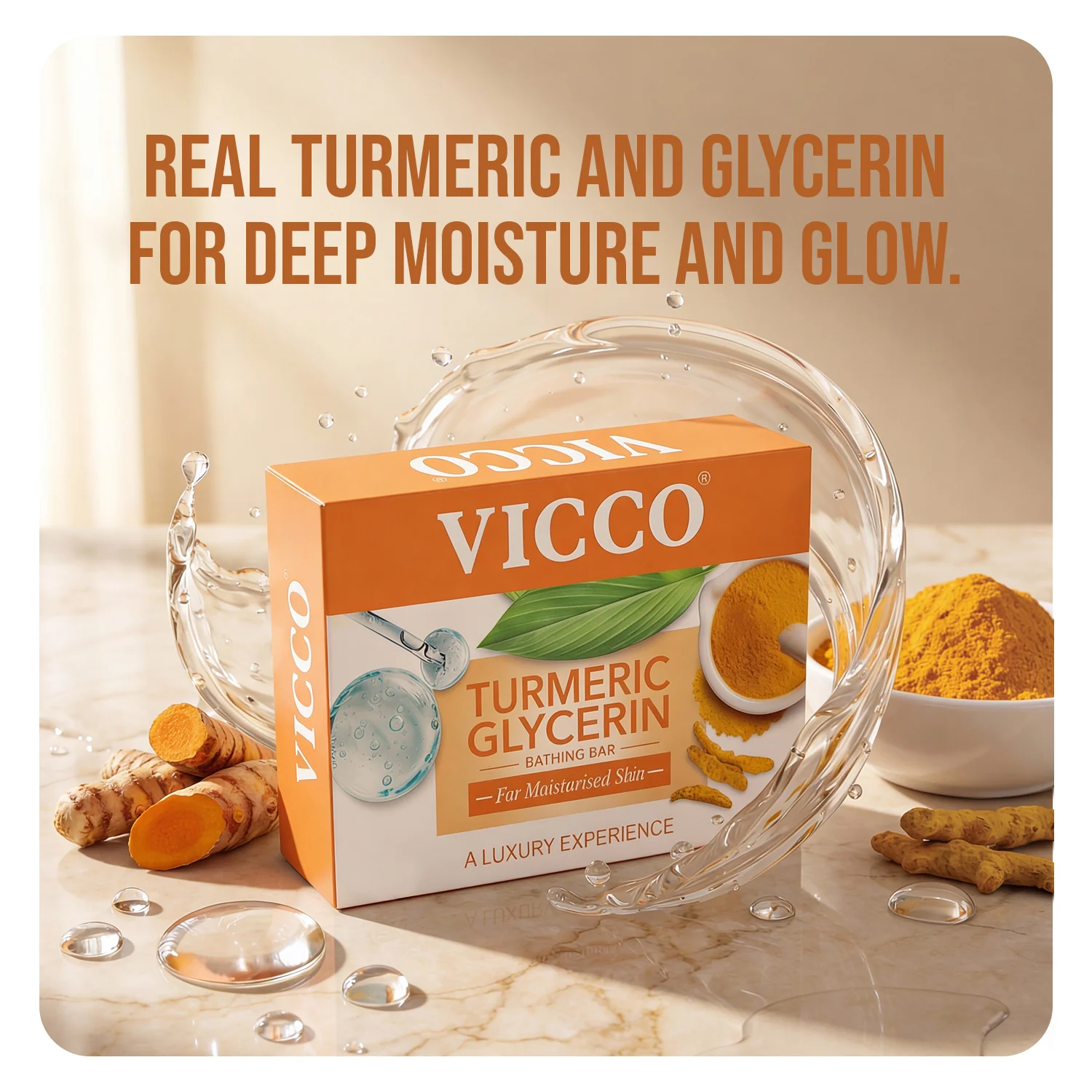 Turmeric Glycerin Bathing Bar - Image 4