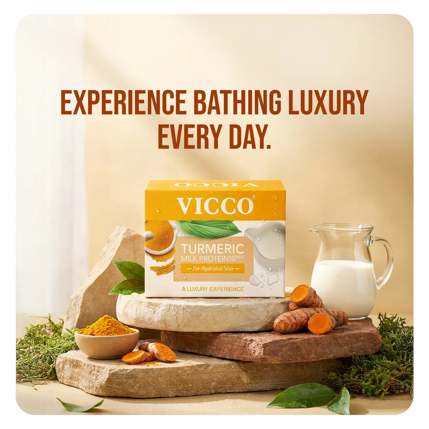 Turmeric Milk Protein Bathing Bar - Image 8