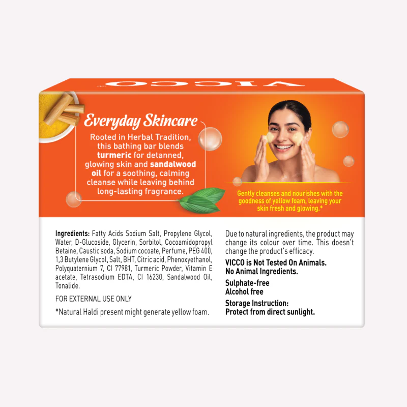 Turmeric Sandal Bathing Bar - Image 8