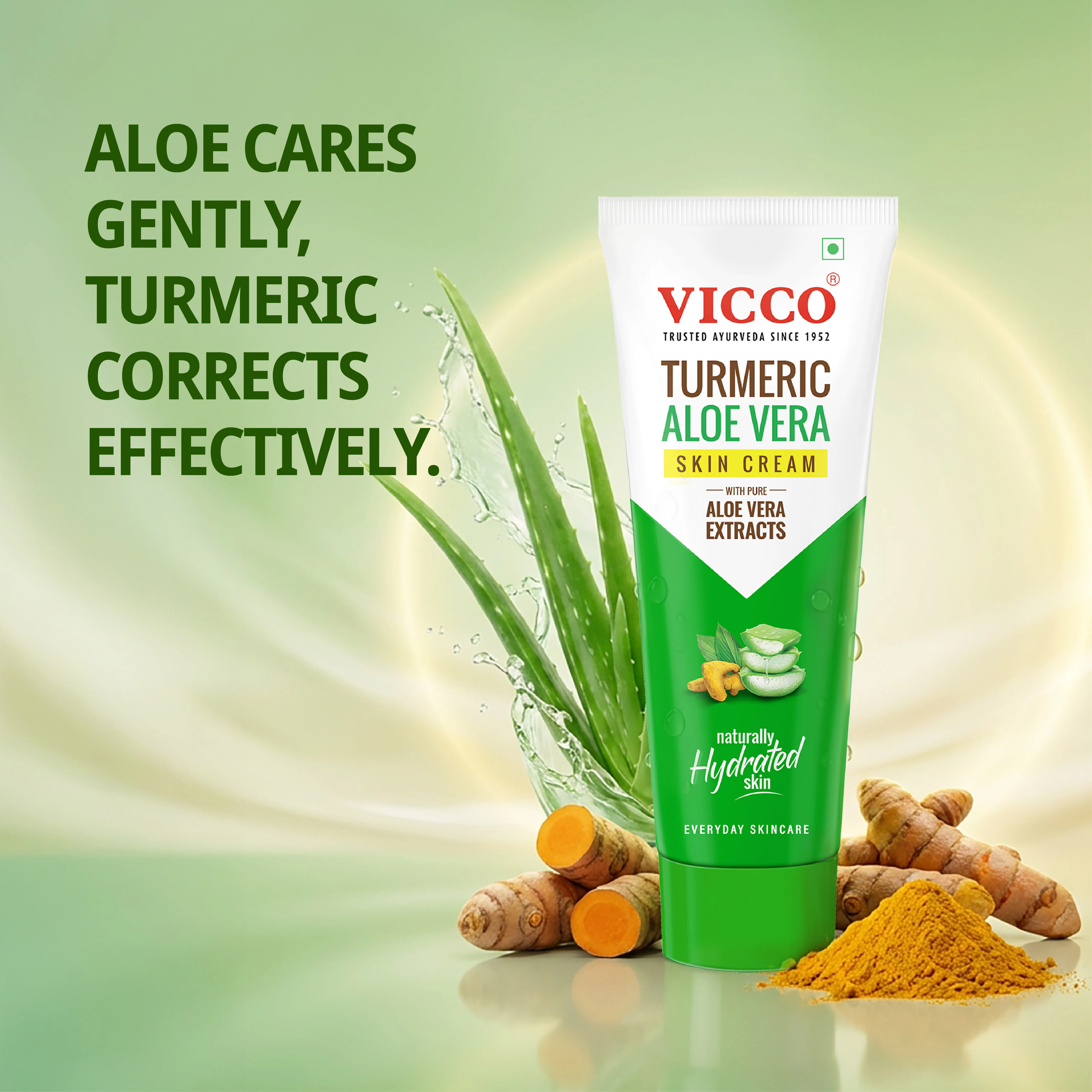 Vicco Turmeric Aloe Vera Skin Cream - Image 3