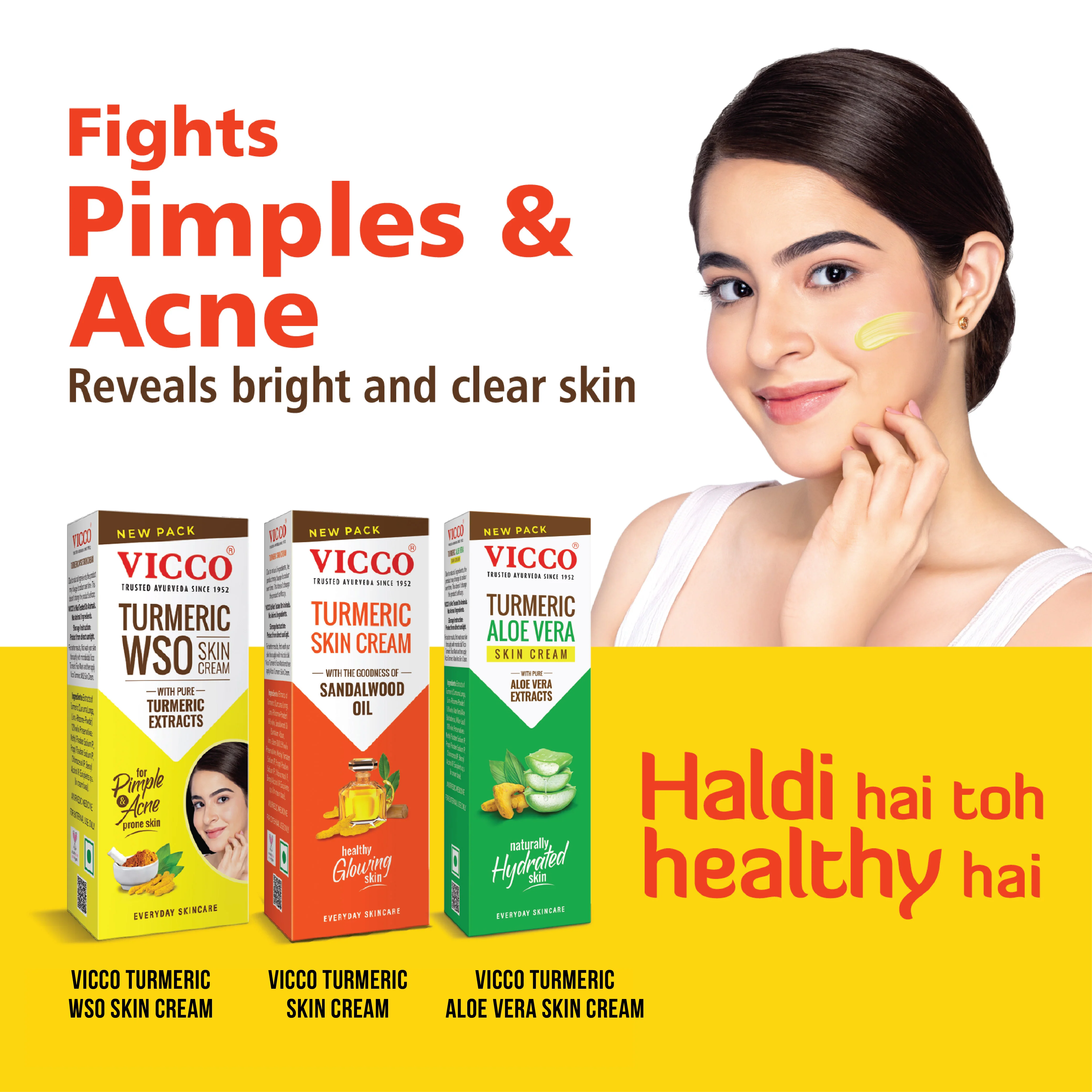 Vicco Turmeric Aloe Vera Skin Cream - Image 9