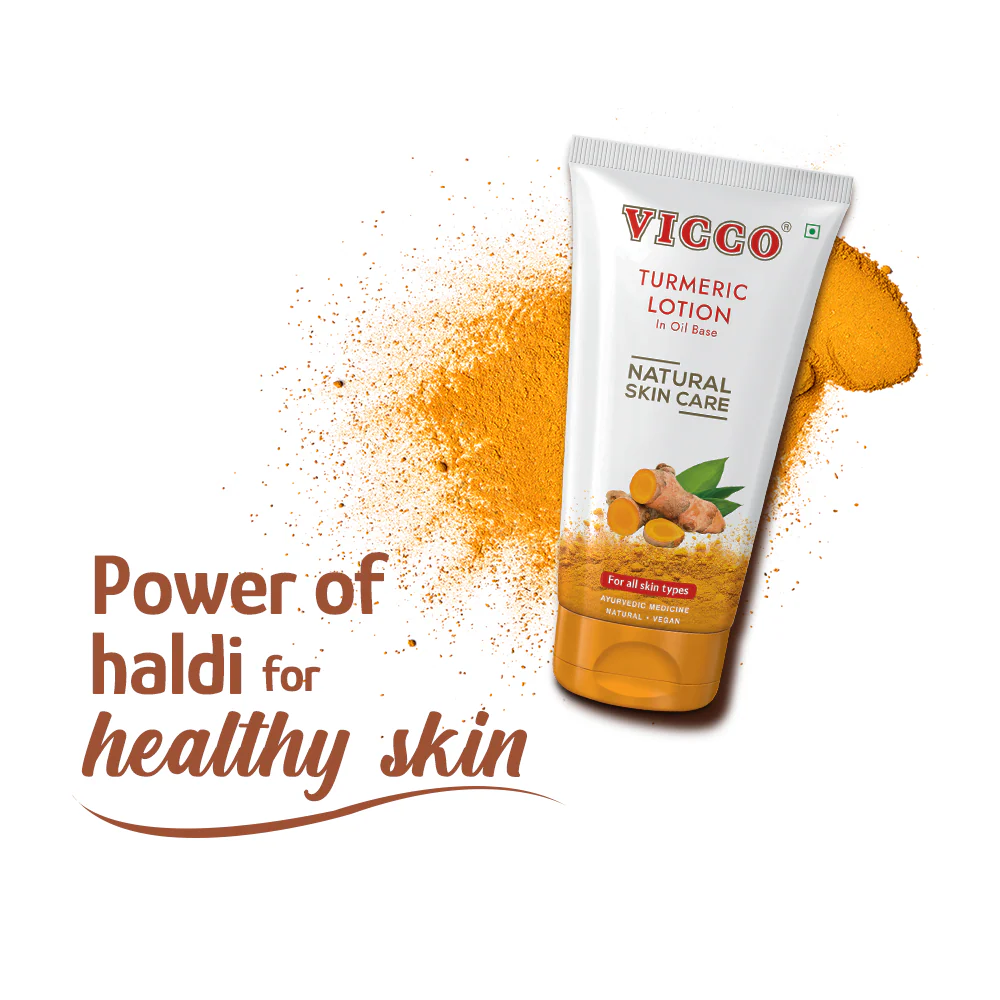 Vicco Turmeric Lotion In Oil Base - Image 2